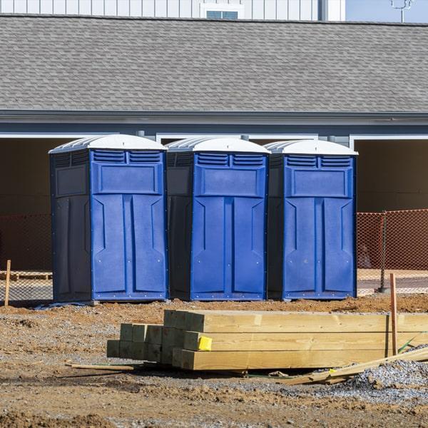 Heavy-duty construction site porta potty in Gloversville, New York